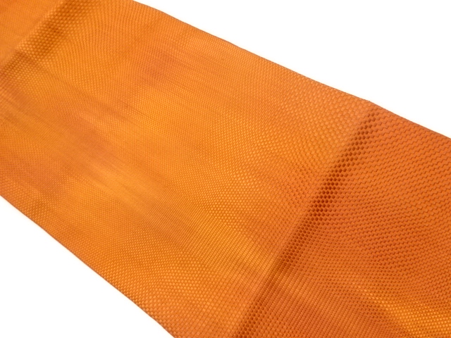 JAPANESE KIMONO / NAGOYA OBI / SILK / CHIKUZEN HAKATA / WOVEN ABSTRACT PATTERN